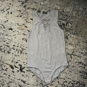 Cotton On Size Large Gray Bodysuit